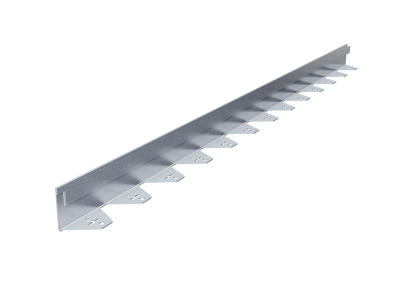 Бордюр Gidrolica Line Steel L-образный из оцинкованной стали 1200х60х45х1,5мм